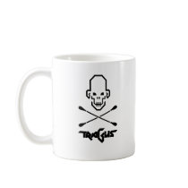 Tragus Skull and Cross Q-tips Mug