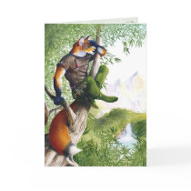 Trail Blazing Fox Card