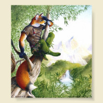 Trail Blazing Fox Print posters