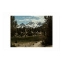 Trail to Morgan Pass. High Sierra posters by waterfall Trail to Morgan Pass. High Sierra posters
