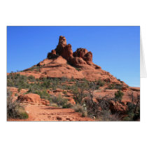 Trail to the top greeting card