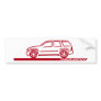 Trailblazer Maroon Truck Bumper Sticker