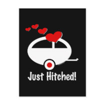 Trailer Just Hitched postcards