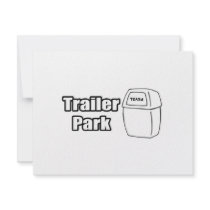 Trailer Park Trash invitations