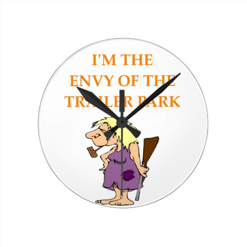 TRAILER ROUND CLOCK
