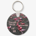 TRAILER TRASH LOT420 Flamingo Key Chain keychains