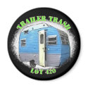 Trailer Trash Lot 420 Circular Scotty Logo magnets