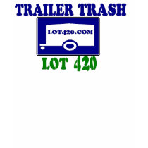 Trailer Trash Lot 420 Ladies String Tank t-shirts
