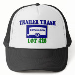 Trailer Trash Lot 420 Official Logo hats