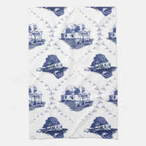 Trailer Trash Toile [kitchen towel] kitchen towels