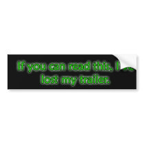 trailor bumper stickers
