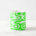 Trails in Lime Green Mug mugs