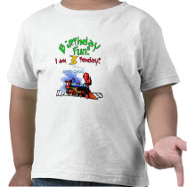 Train 3rd Birthday Tshirts and Gifts