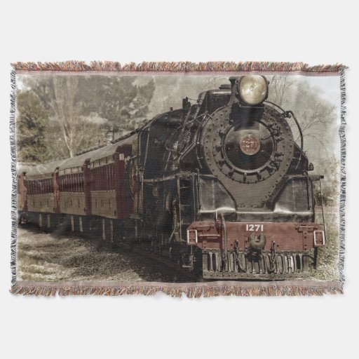 Train 6 Throw Blanket Zazzle