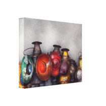 Train - A collection of Rail Road lanterns Canvas Print