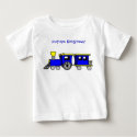 train and caboose-blue, Future Engineer t-shirts