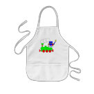 kids_apron - Train inspired by a first grade. kids_apron - Train inspired by a first grade.