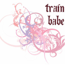 Train Babe photo sculptures by busybees Train Babe photo sculptures