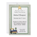 Train Birthday Invitations.