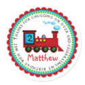 Train Birthday Stickers sticker