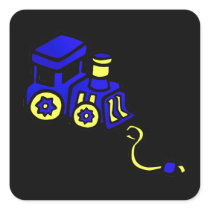 train blue stickers