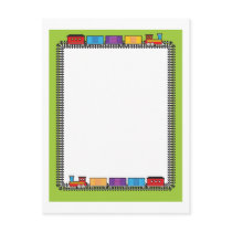 Train Border postcards by mariabellimages Train Border postcards