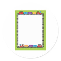 Train Border stickers