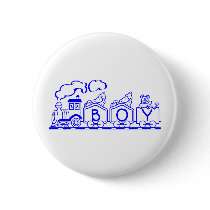 Train Boy Button