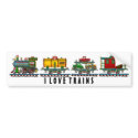"Train Caboose Car, Train Car Carrier Auto Car, .. bumper stickers