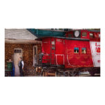 Train - Caboose - End of the line Photo Cards