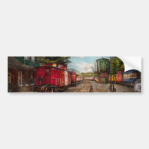 Train - Caboose - Tickets Please Bumper Stickers