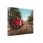 Train - Caboose - Tickets Please Stretched Canvas Print