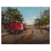 Train - Caboose - Tickets Please Personalized Flyer
