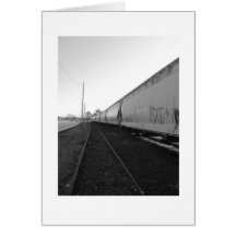 Train Cars Greeting Cards