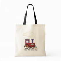 Train Choo Choo Tote Bags