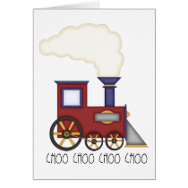 Train Choo Choo Greeting Cards