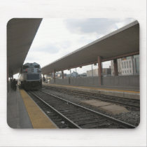 Train Downtown Los Angeles Mousepad