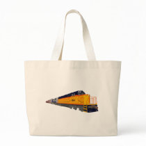 Train Engine: Classic Color Scheme: Canvas Bags