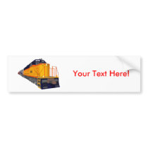 Train Engine: Classic Color Scheme: Bumper Stickers