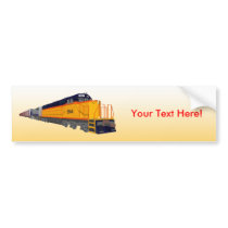 Train Engine: Classic Color Scheme: Bumper Sticker bumper stickers by spiritswitchboard Train Engine: Classic Color Scheme: Bumper Sticker bumper stickers