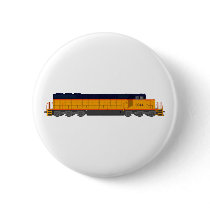 Train Engine: Classic Color Scheme: Pinback Button