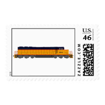 Train Engine: Classic Color Scheme: Custom Postage postage by spiritswitchboard Train Engine: Classic Color Scheme: Custom Postage postage