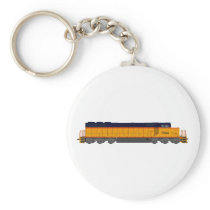 Train Engine: Classic Color Scheme: Key Chain