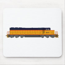 Train Engine: Classic Color Scheme: Mouse Pad