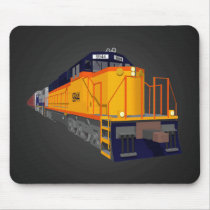 Train Engine: Classic Color Scheme: Mousepad by spiritswitchboard Train Engine: Classic Color Scheme: Mousepad