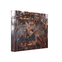 Train - Engine - Hot under the collar canvas prints