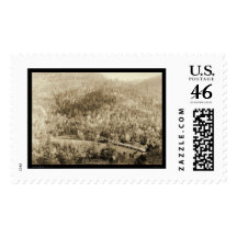 Train Engine near Black Hills SD WY 1890 Postage