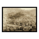 Train Engine near Black Hills SD WY 1890 posters