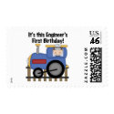 Train Engineer 1st Birthday Tshirts and gifts stamp