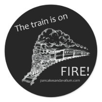 Train Fire Sticker 1